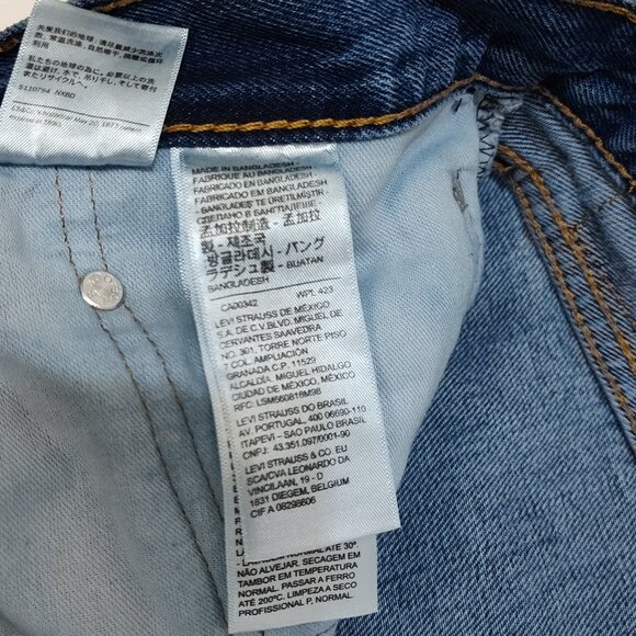 Levi's 550 Relaxed Fit Jeans W38 L29 High Rise 100% Cotton Denim Vintage Style - Picture 5 of 7